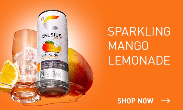 Celsius Sparkling Mango Lemonade