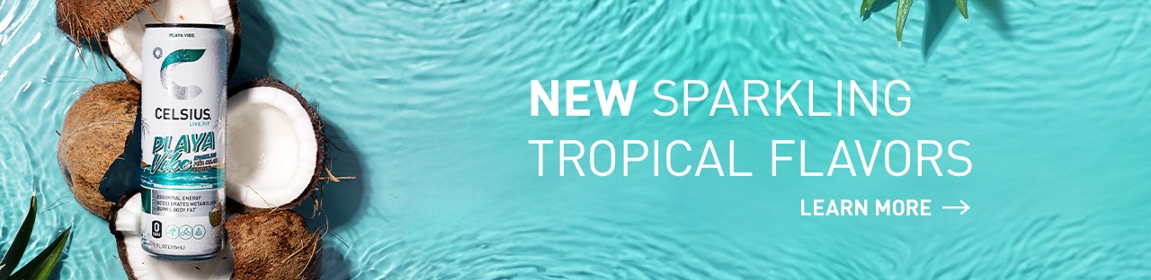 Celsius New Sparkling Tropical Flavors