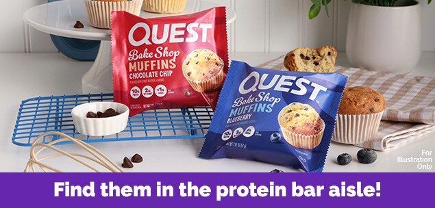 Find them in the protein bar aisle!