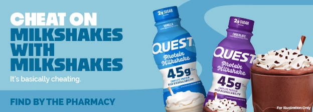 Cheat on milkshakes with Quest Protein Milkshakes