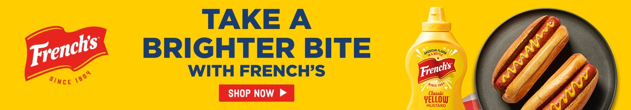 Take a brighter bite with French’s mustard