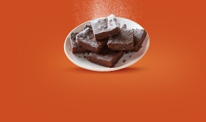 Plate of brownies