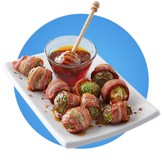 Bacon-Wrapped Brussels Sprouts