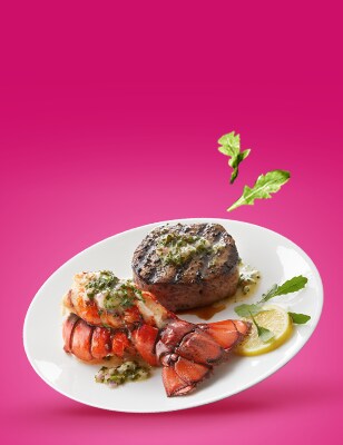 Create the perfect filet mignon and lobster tail dinner.