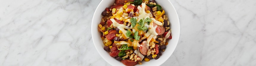 Andouille Sausage Burrito Bowls