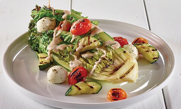 grilled romaine salad
