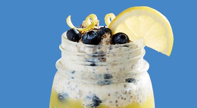 jar of overnight oats
