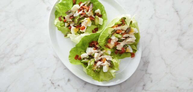 Blue Asparagus Salad