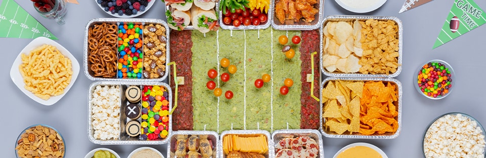 Make a Snack Stadium with Football Appetizers