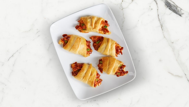 BBQ Chicken Crescent Rolls
