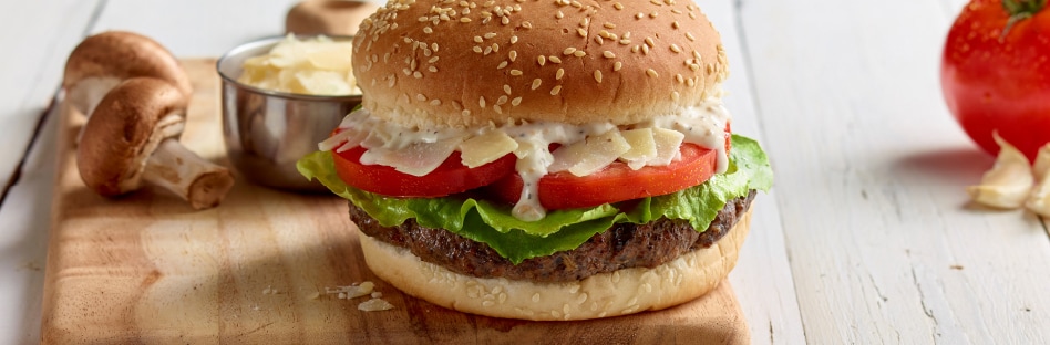 caesar blenditarian burger