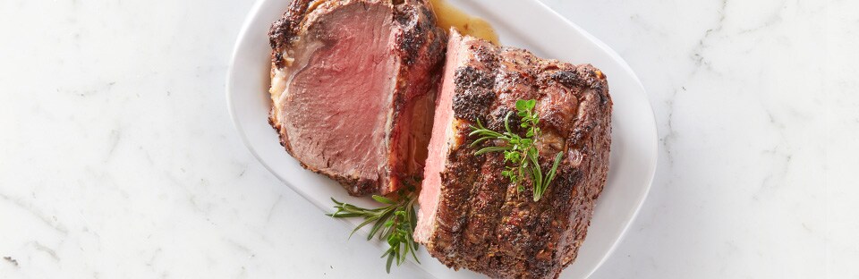 Mustard Crusted Prime Rib