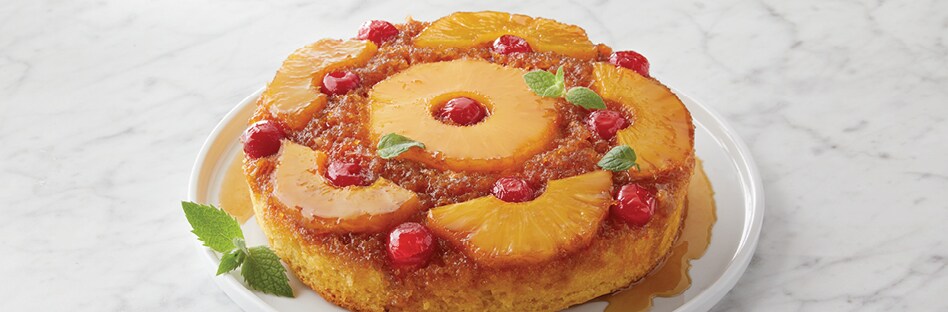 Pineapple Coconut Upside Down Cake