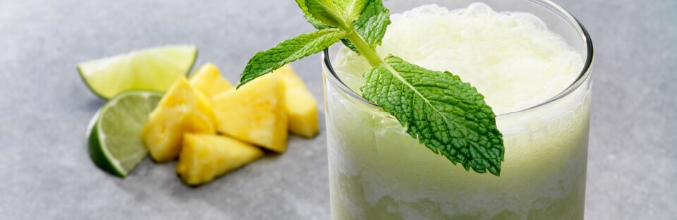 tropical kefir smoothie