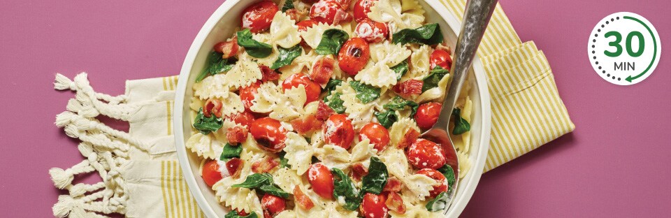 Creamy BLT Pasta