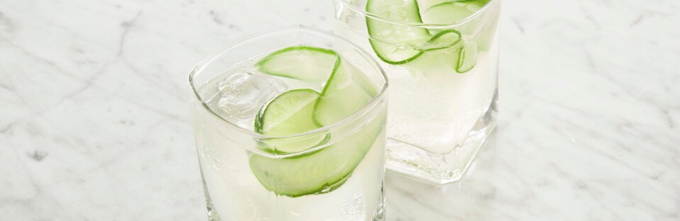 Cucumber Gimlet Mocktails