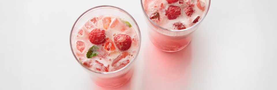 Raspberry Mint Kombucha Smash