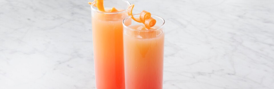 Ombré Grapefruit Mocktails
