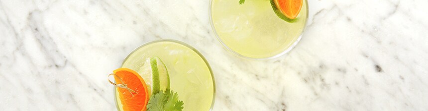 Keto-friendly Orange Cilantro Mojito Recipe