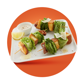 Caesar Salad on a Stick Recipe