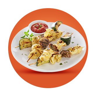 Pasta Salad on a Stick