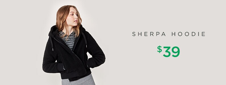 sherpa hoodie