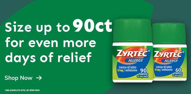 size up to 90ct for even more days of relief