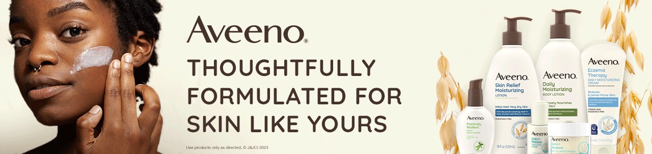 aveeno thoughtfully formulated for skin like yours