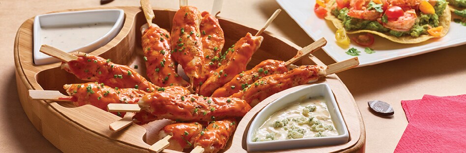 Buffalo Chicken Skewers