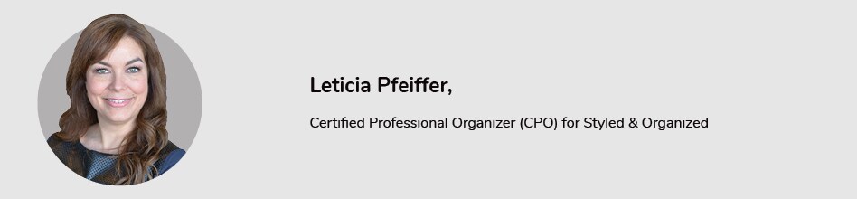 headshot of Leticia Pfeiffer, a Certified Professional Organizer (CPO) for Style & Orga-nized