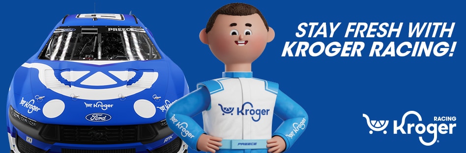 Stay fresh with Kroger Racing!