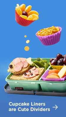 Bento Box with Cupcake Liners