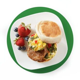 Breakfast Sandwich Protein Rounds