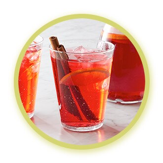 Sparkling Hibiscus Mocktail