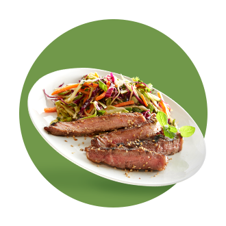 Grilled Korean Ribeye Steaks