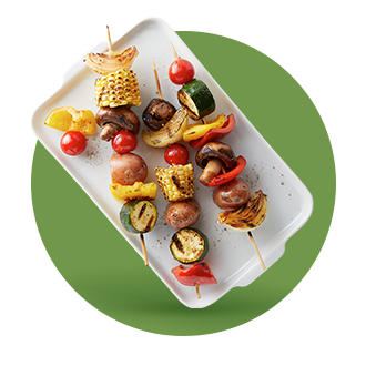 Grilled Vegetable Kabobs