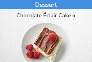 Dessert recipe. Chocolate Éclair Cake