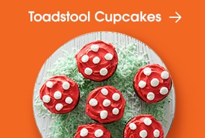 Toadstool Cupcakes Recipe