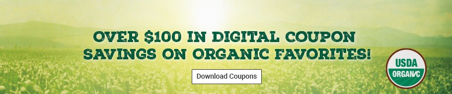 Over $100 in Dig Coupons Savings on Organic Favorites