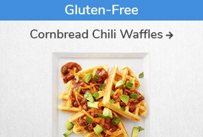 Gluten-Free Cornbread Chili Waffles