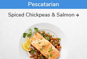 Pescatarian Spiced Chickpeas & Salmon