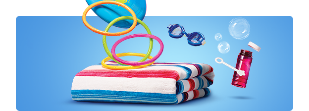 Outdoor essentials. Everything for fun in the sun.