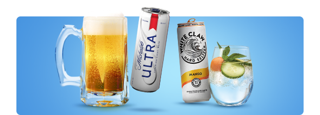 Cool off with beer, wine and more.