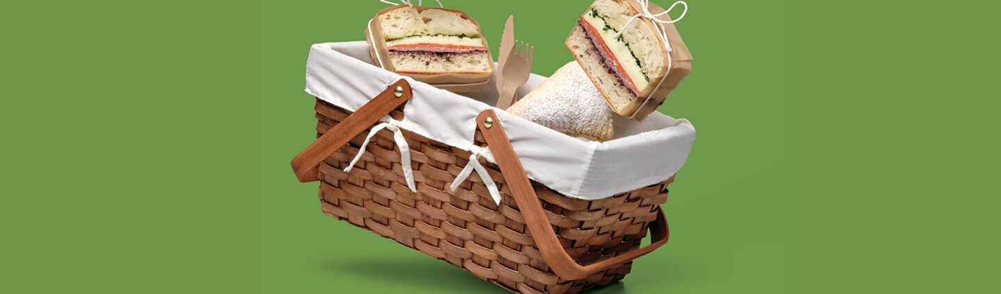 Turkey and Brie Picnic Sandwiches