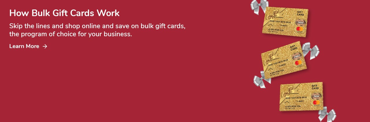 How Bulk Gift Cards Work