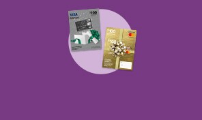 Visa and Mastercard gift cards