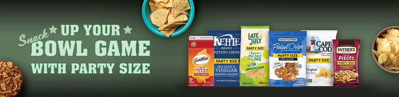 Up your snack bowl game with party size