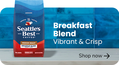 Breakfast Blend. Vibrant & Crisp Coffee
