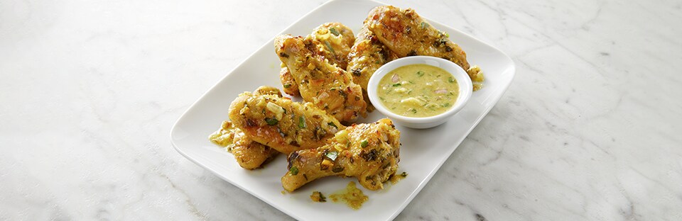 Coconut Curry Chicken Wings