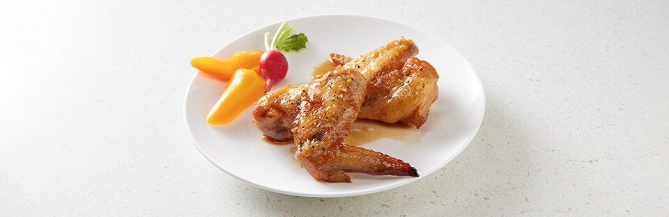 Chicken Wings in Honey-Garlic Sauce